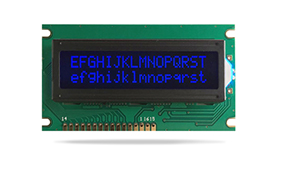 JXD1602C字符液晶 FSTN 負顯蘭字