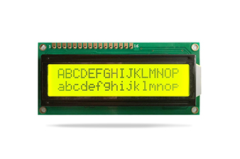 JXD1602A-F字符液晶 黃綠屏黃綠光